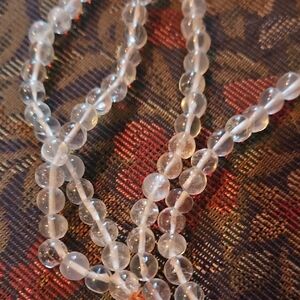Himalayan crystal rosary from Mount Everest area.